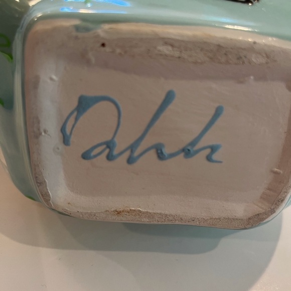 Handmade Pottery - “Time” For Tea. Clock, Teapot and 4 Cups - Picture 9 of 16